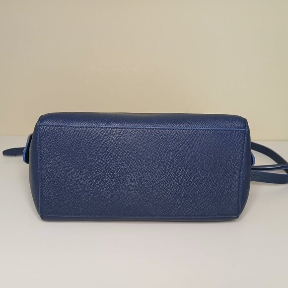 NWOT Rebecca Minkhoff Gabby Leather Crossbody Satchel Blue - Picture 4 of 11